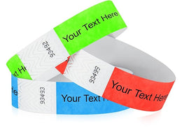 Custom Printed 25mm Tyvek Wristbands for Events - Bellatools