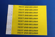 Tyvek Wristbands for Events (Sheet with 10 wristbands@R1.50 each) Printed in Black - Bellatools