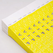 VIP Tyvek Wristbands – Foil Stamped in Gold & Silver for a Premium Look - Bellatools