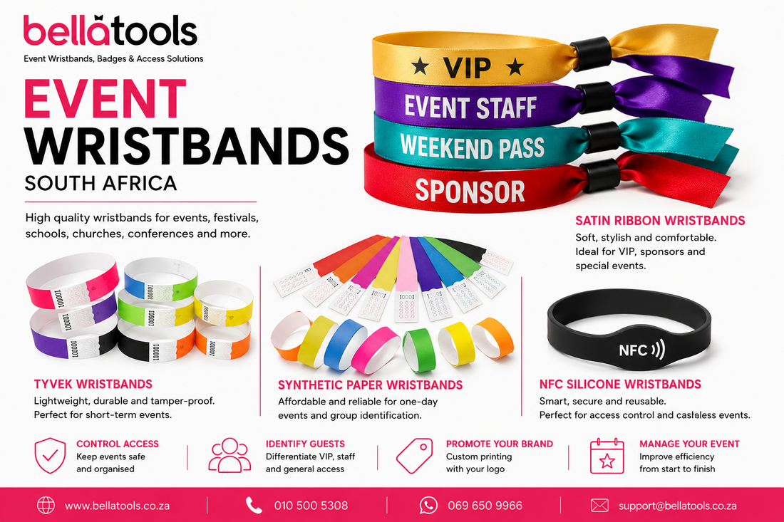 Event Wristbands South Africa: Choosing the Right Wristband for Your Event