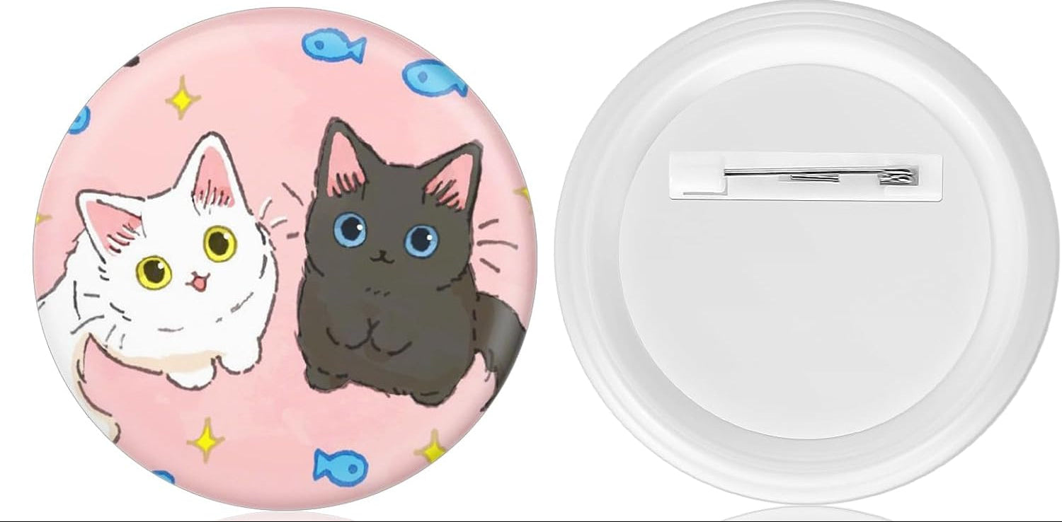 75mm Button Badge with Pin Backing | Custom Promotional Badges