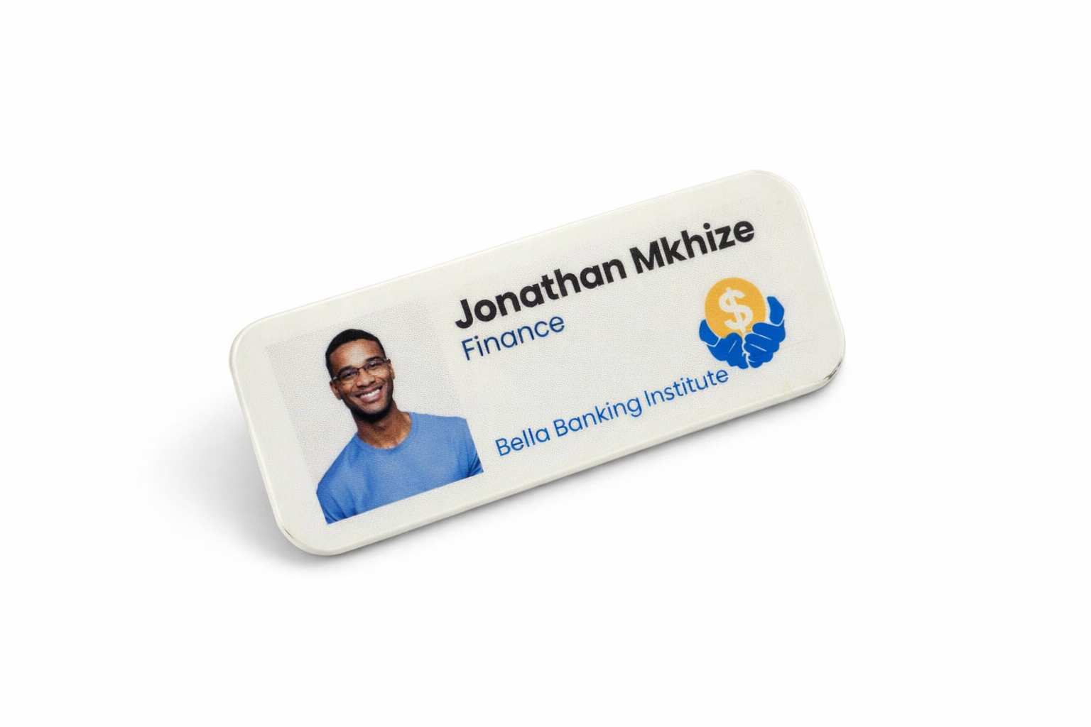 Full Colour Name Badges | HB Pin-Back & Clothes Magnet Badges