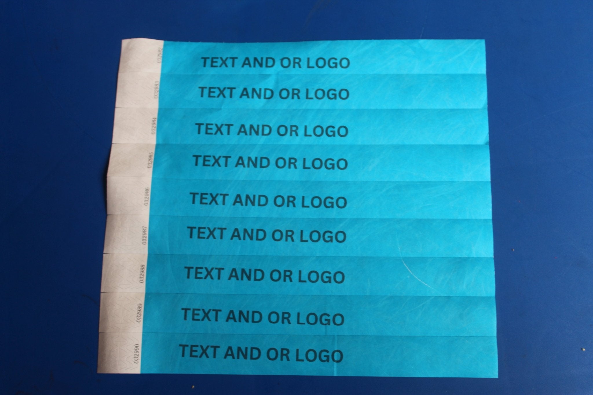 Custom Printed 25mm Tyvek Wristbands for Events - Bellatools