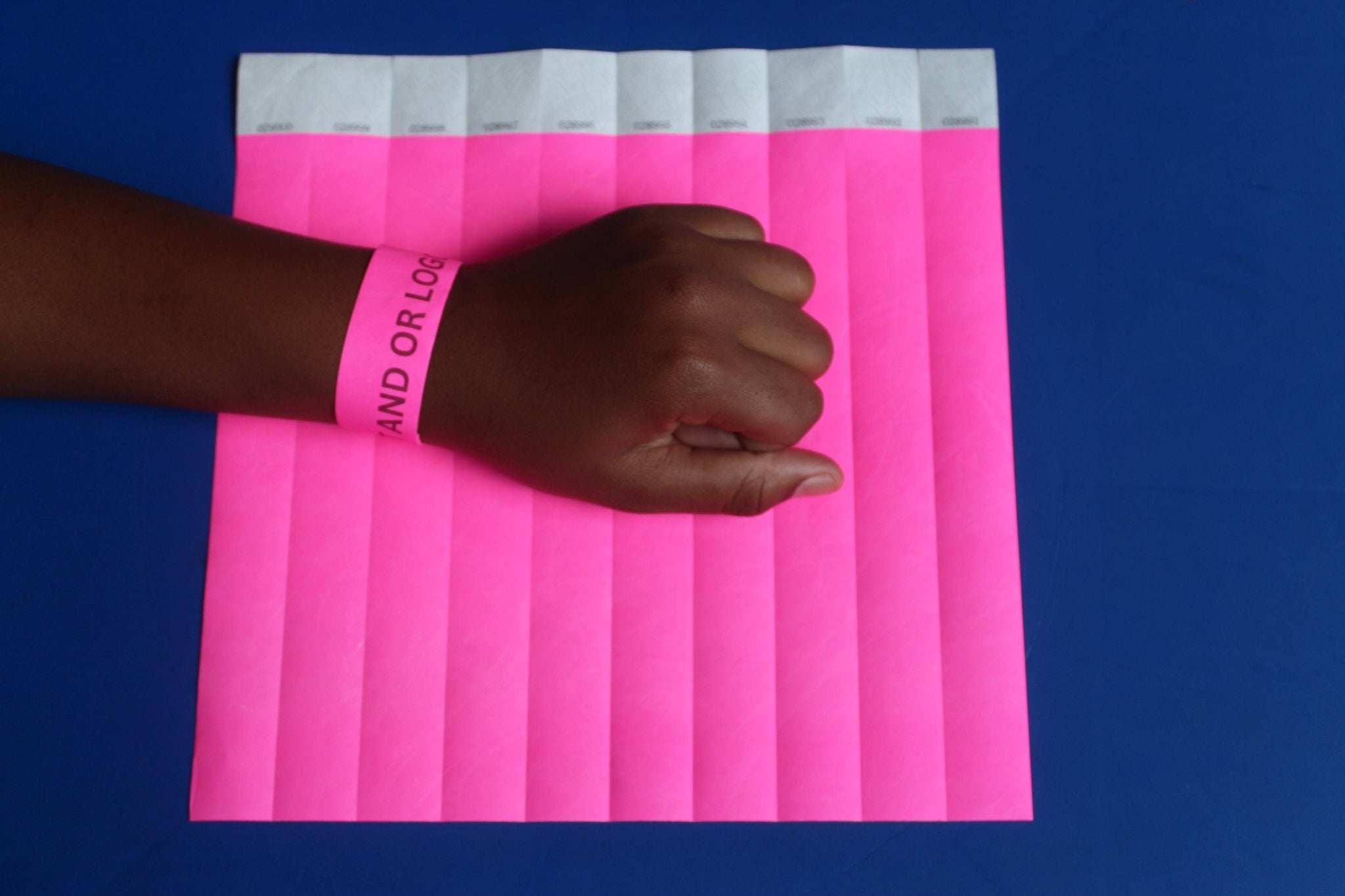 Custom Printed 25mm Tyvek Wristbands for Events - Bellatools