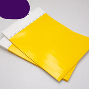 Glossy Paper Wristbands Custom Printed in Black - Bellatools