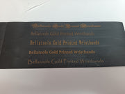Tyvek Black Bands, Printed in  Gold – Premium Custom Event Bands
