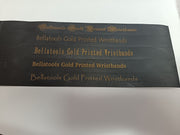 Tyvek Black Bands, Printed in  Gold – Premium Custom Event Bands