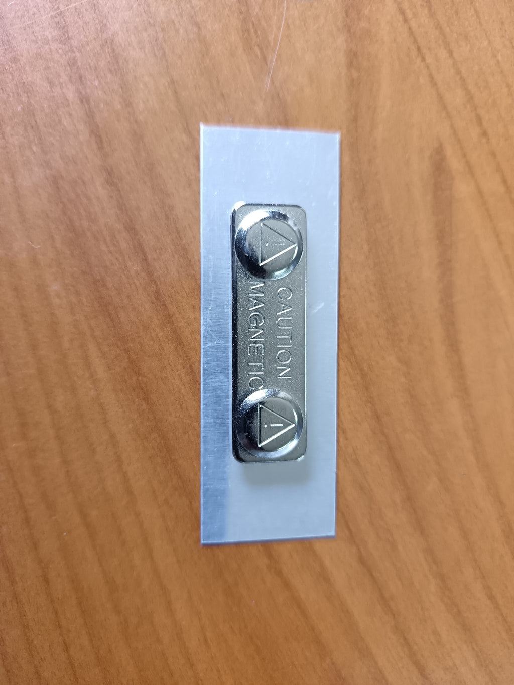 Custom Rectangular Metal Name Badges with Clothes Magnet