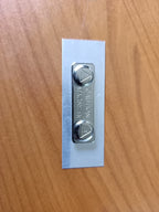 Custom Rectangular Metal Name Badges with Clothes Magnet
