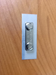 Custom Rectangular Metal Name Badges with Clothes Magnet