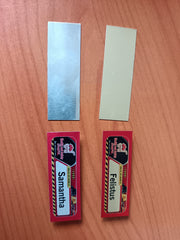 Custom Rectangular Metal Name Badges with Clothes Magnet