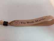 Satin Ribbon (Fabric) Wristbands Printed - Bellatools