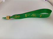 Satin Ribbon (Fabric) Wristbands Printed - Bellatools