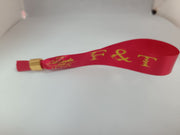 Satin Ribbon (Fabric) Wristbands Printed - Bellatools