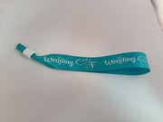 Satin Ribbon (Fabric) Wristbands Printed - Bellatools