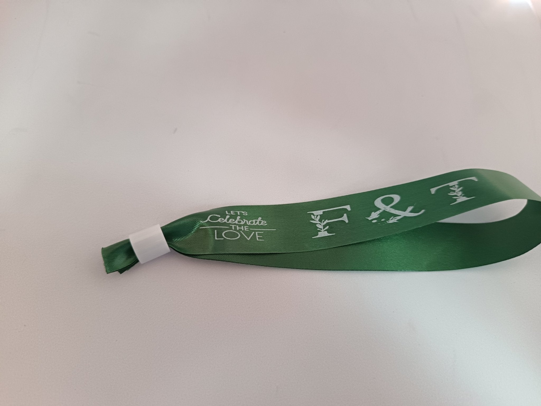 Satin Ribbon (Fabric) Wristbands Printed - Bellatools