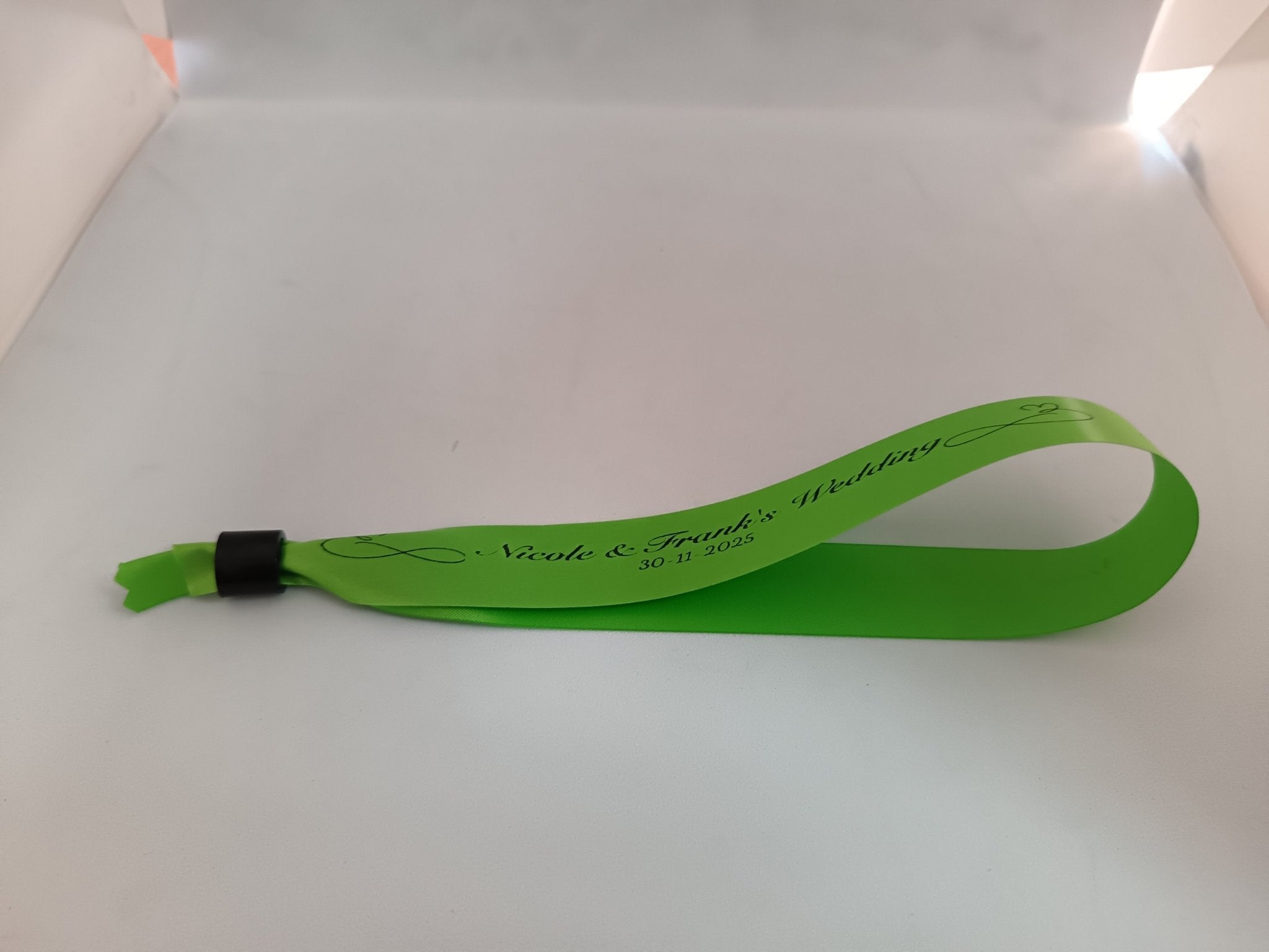 Satin Ribbon (Fabric) Wristbands Printed - Bellatools