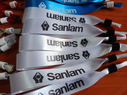 Satin Ribbon (Fabric) Wristbands Printed - Bellatools