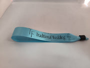 Satin Ribbon (Fabric) Wristbands Printed - Bellatools