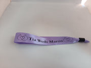 Satin Ribbon (Fabric) Wristbands Printed - Bellatools