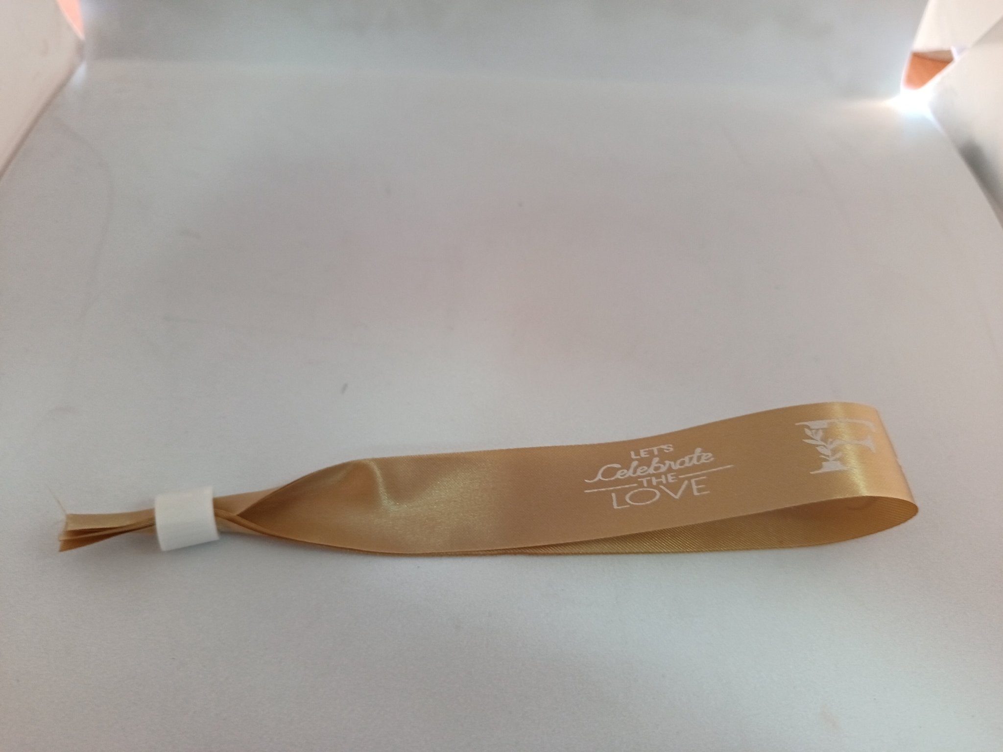 Satin Ribbon (Fabric) Wristbands Printed - Bellatools