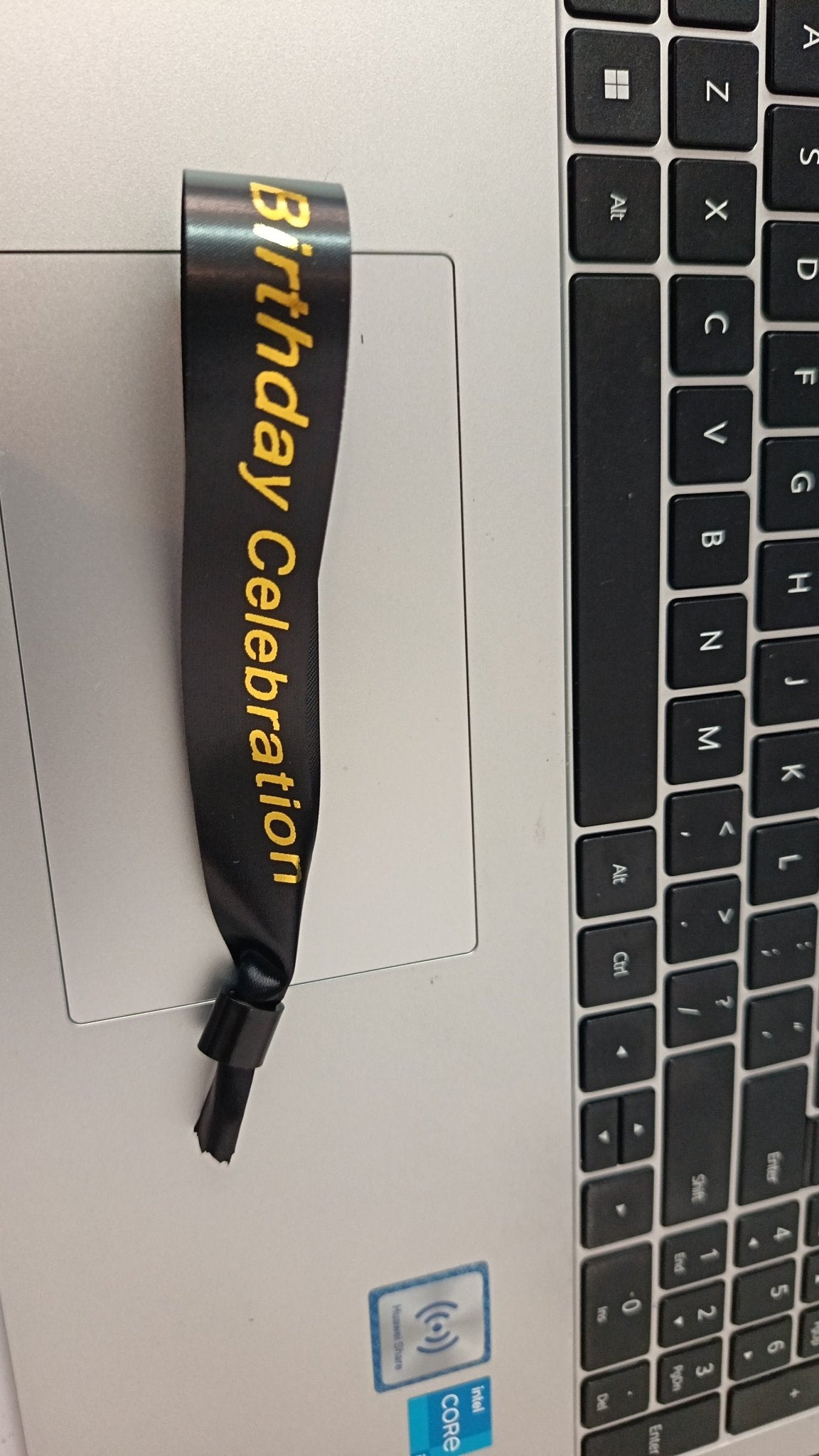 Satin Ribbon (Fabric) Wristbands Printed - Bellatools