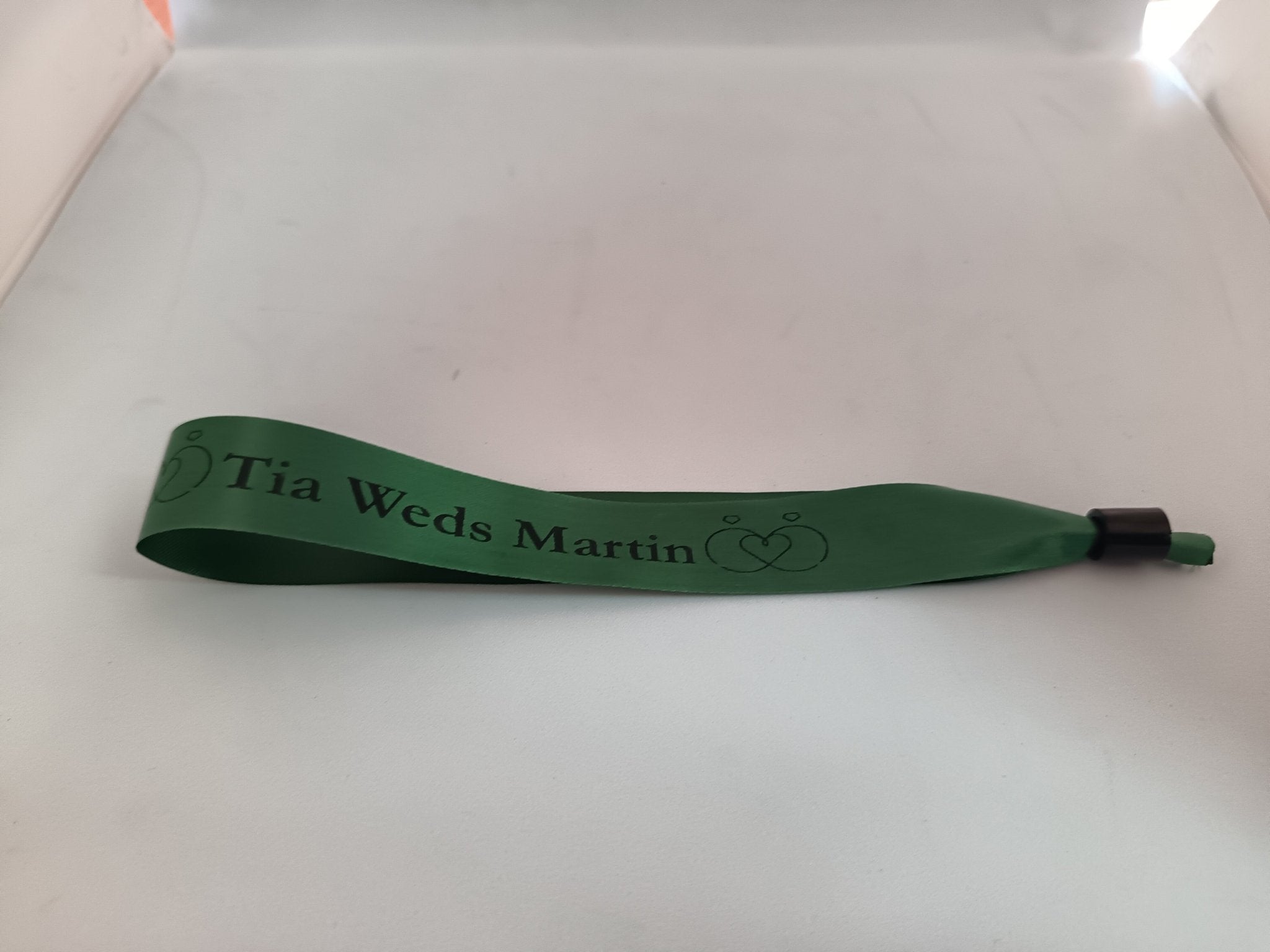 Satin Ribbon (Fabric) Wristbands Printed - Bellatools