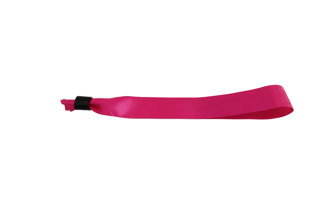 Satin Ribbon (Fabric) Wristbands Foil Printed