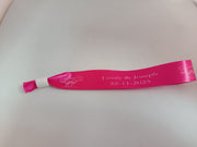 Satin Ribbon (Fabric) Wristbands Printed - Bellatools