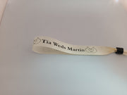 Satin Ribbon (Fabric) Wristbands Printed - Bellatools