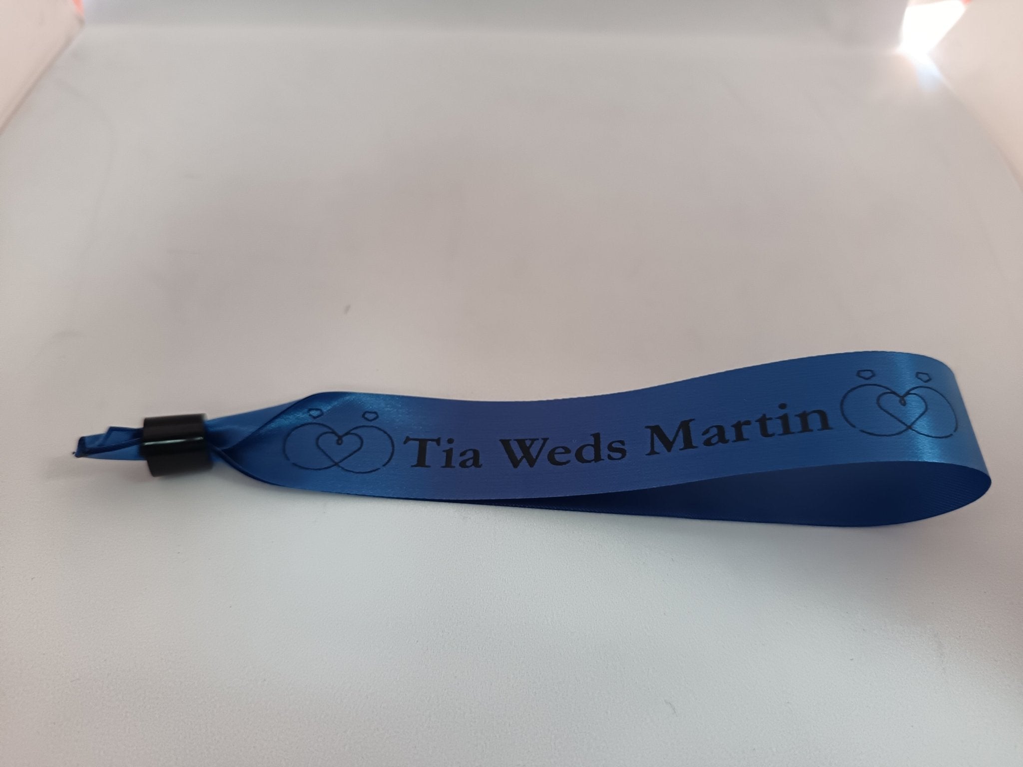 Satin Ribbon (Fabric) Wristbands Printed - Bellatools