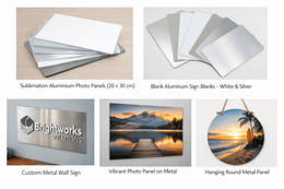 Sublimated Metal Photo Panels (20 × 30 cm) - Bellatools