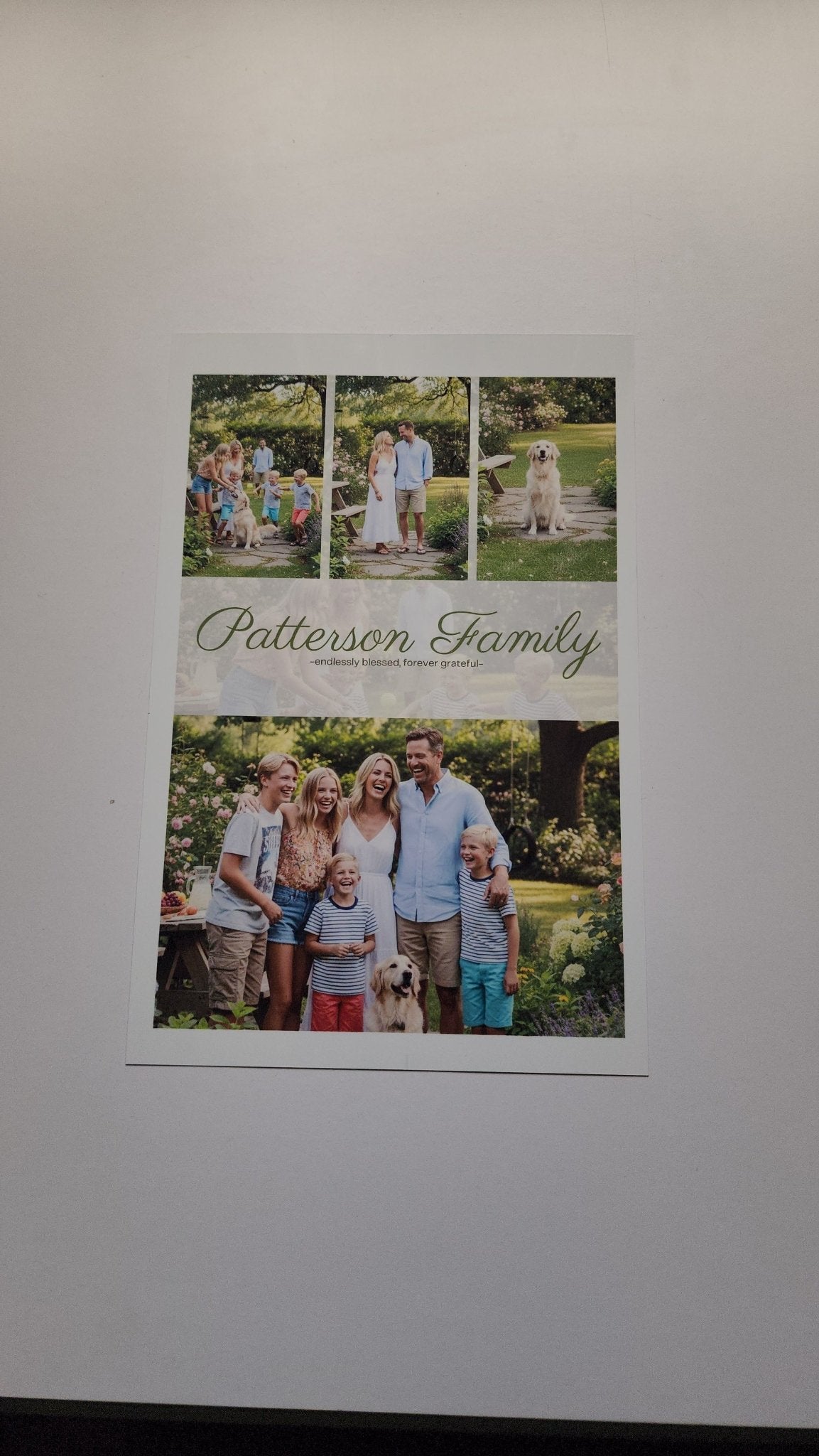 Sublimated Metal Photo Wall Art (20 × 30 cm) - Bellatools