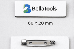 Sublimation MDF Pin - Back Badges - Bellatools