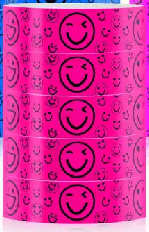 Synthetic Paper (PVC) Pre printed Smiley face wristbands for adults and kids - Bellatools