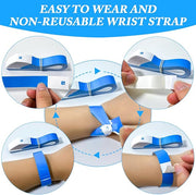 Synthetic Paper (PVC) Wristbands for Events (Plain) - Bellatools