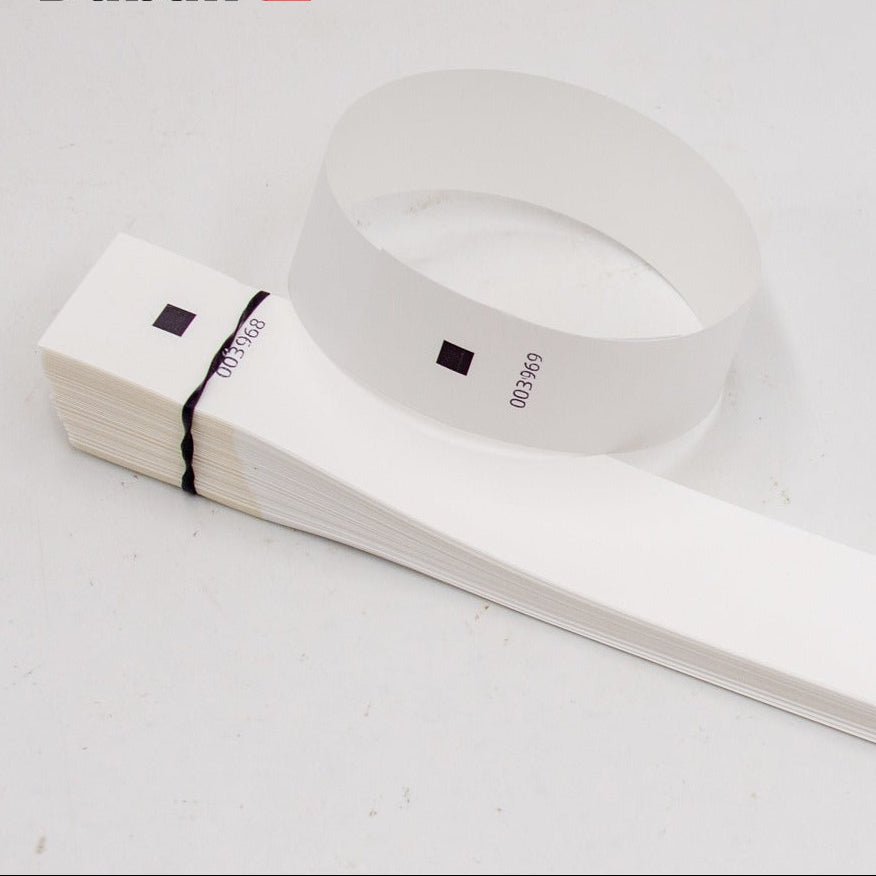 Synthetic Paper Wristbands for Events (Plain) - Bellatools