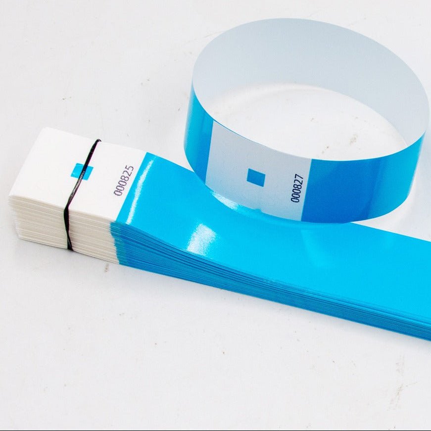 Synthetic Paper Wristbands for Events (Plain) - Bellatools