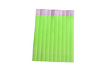 Plain Tyvek paper wristband with tamper-evident adhesive closure