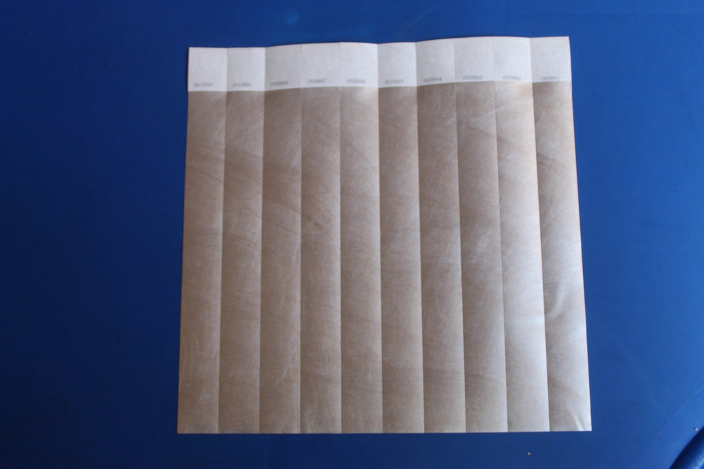 Tyvek 25mm Plain Wristbands for Events - Bellatools
