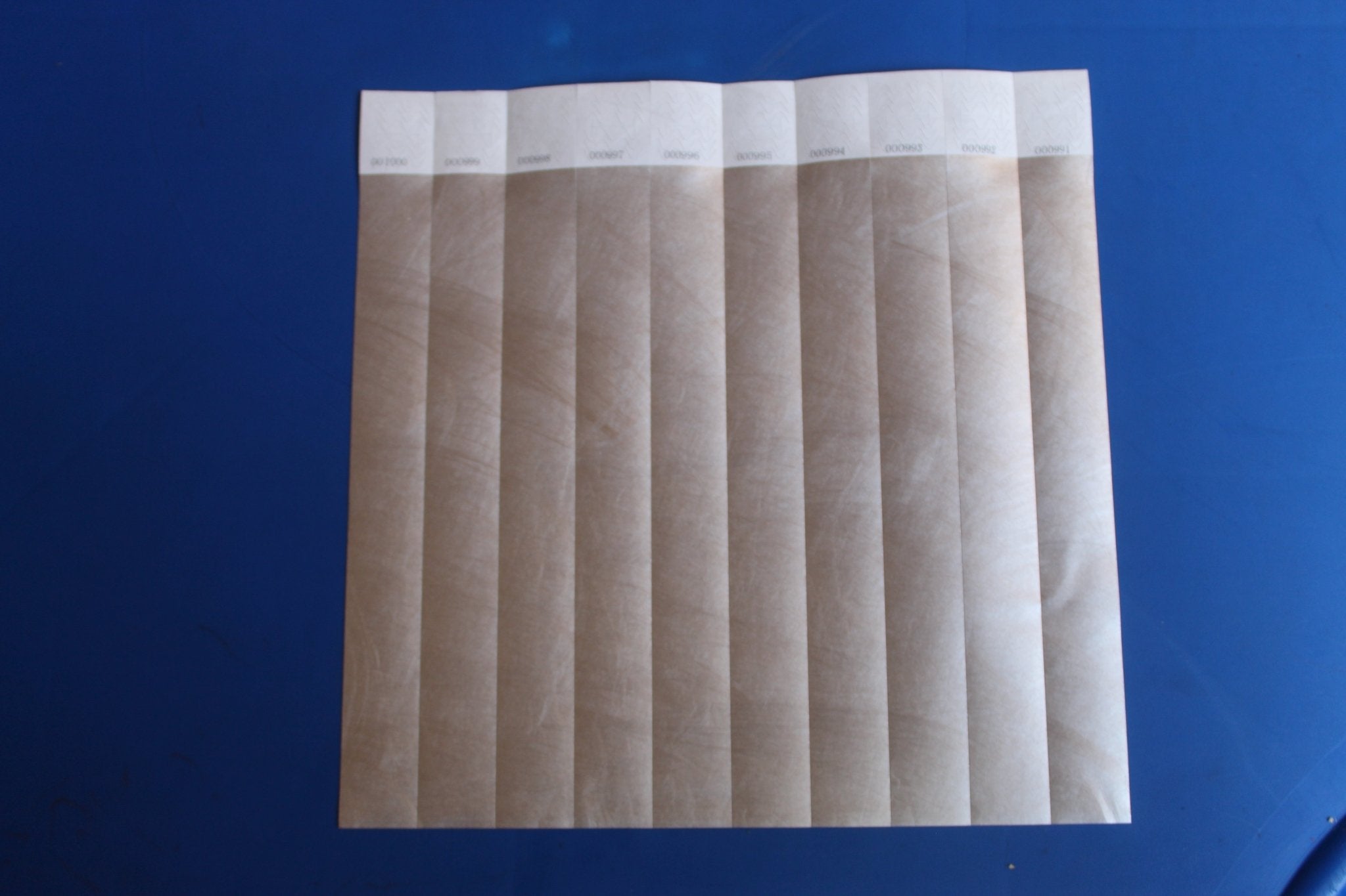 Tyvek 25mm Plain Wristbands for Events - Bellatools