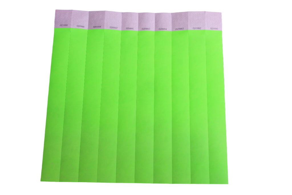 Tyvek 25mm Plain Wristbands for Events - Bellatools